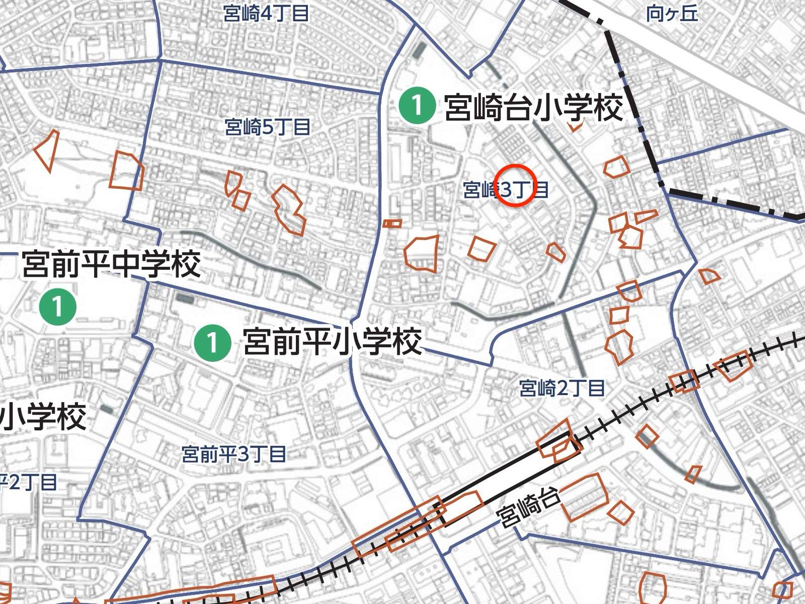 川崎市宮前区 洪水ハザードマップ