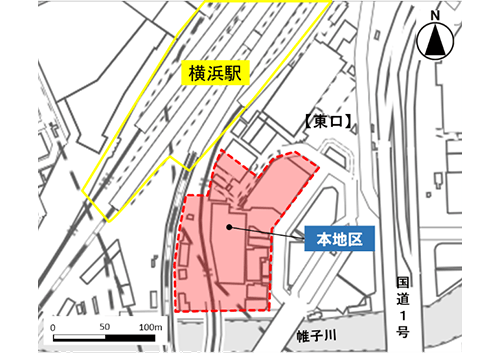 横浜駅みなみ東口地区の市街地再開発事業