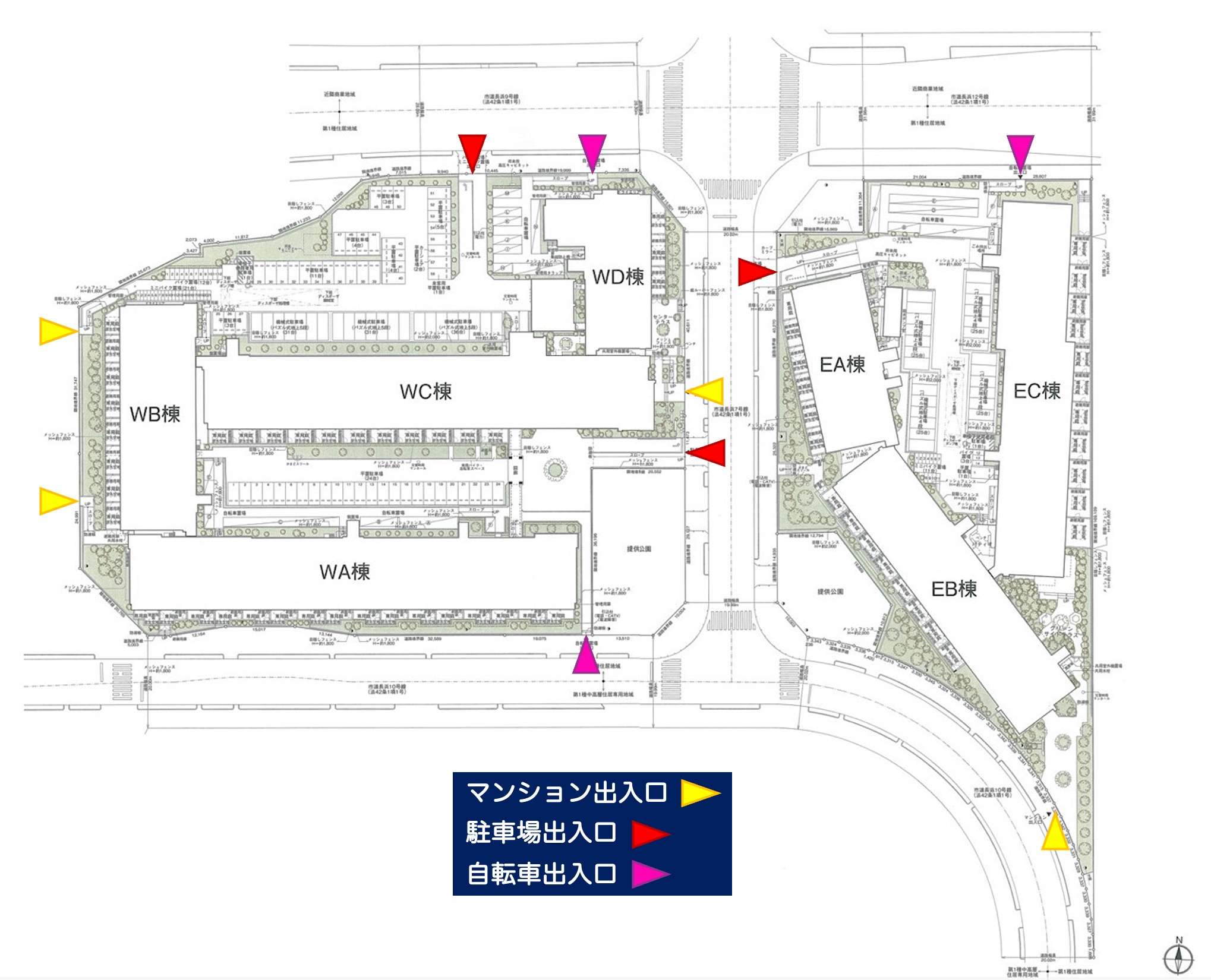 敷地配置図