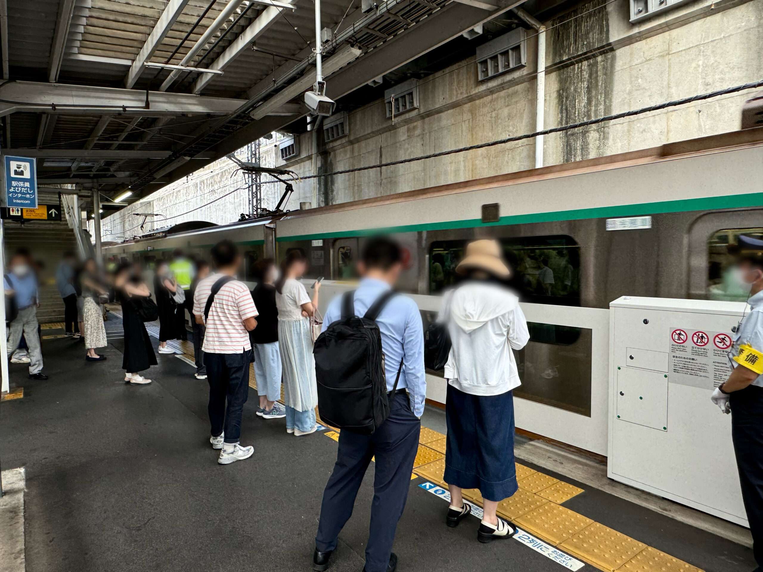 【鷺沼駅】8:00発 準急：入線時の様子