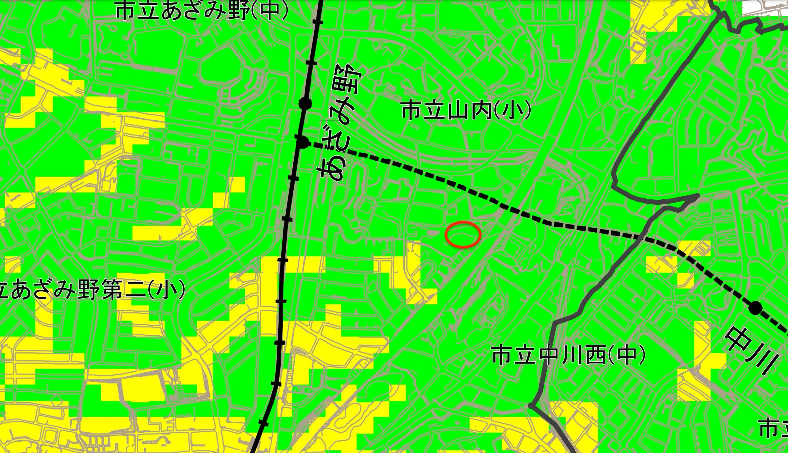 横浜市青葉区 地震マップ